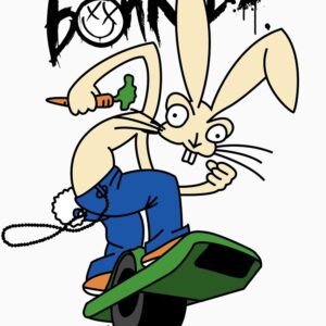 OneWheel Bonk 182 Rabbit Mashup T-Shirt - Image 4